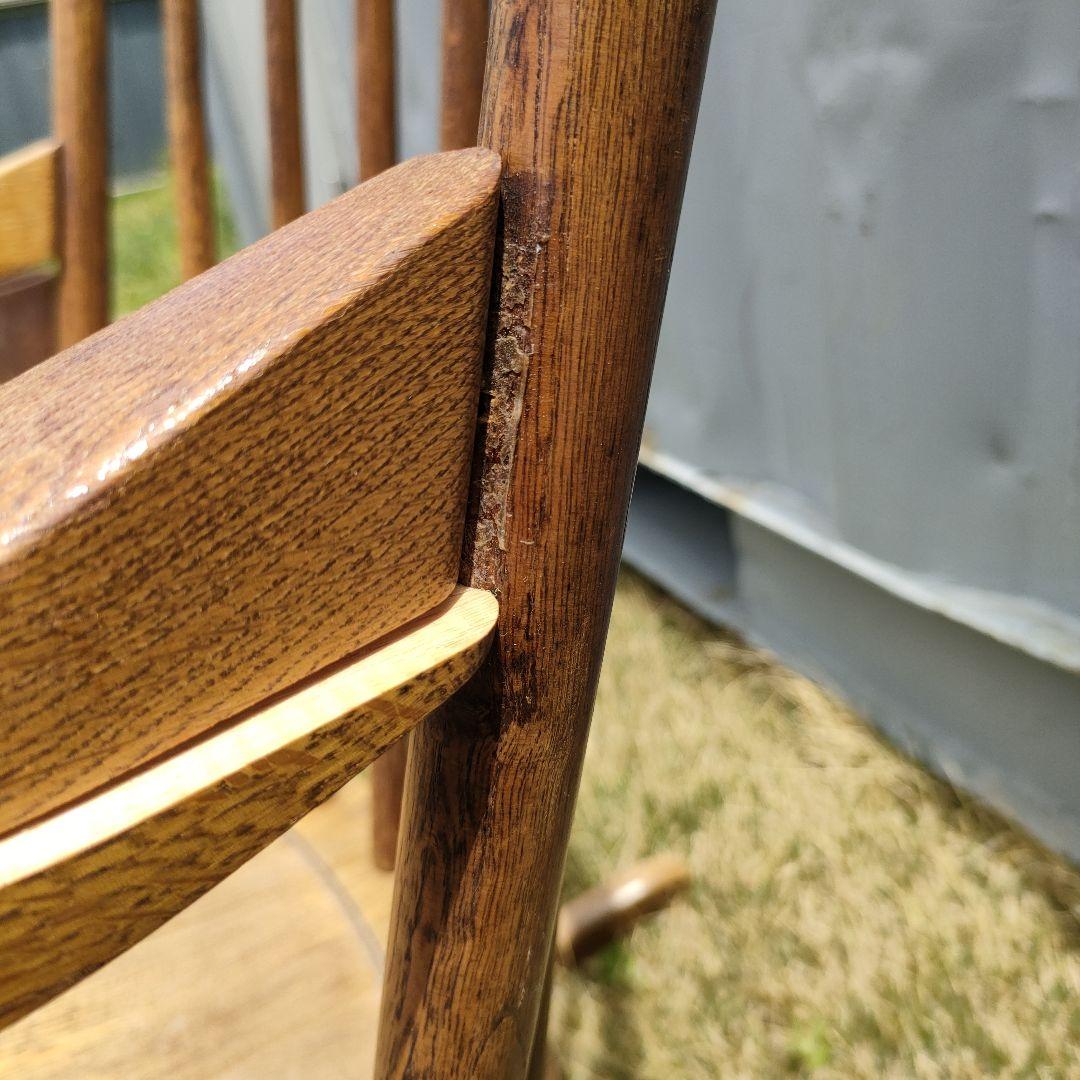 飛騨産業 ロッキングチェア キツツキマーク　アンティーク　ビンテージ　椅子