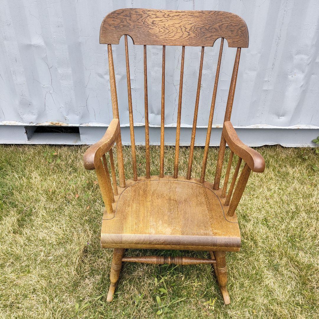 飛騨産業 ロッキングチェア キツツキマーク　アンティーク　ビンテージ　椅子
