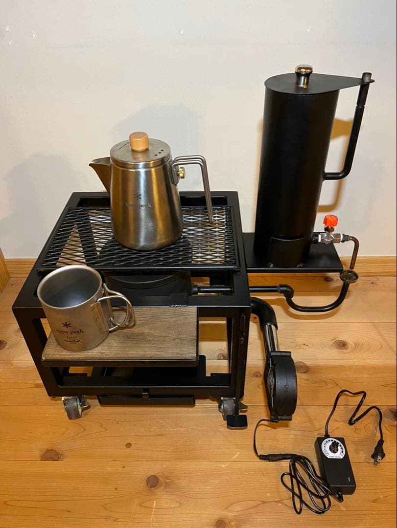 廃油ストーブ/廃油コンロ　純日本製品　ブルーフレーム　コンパクト型