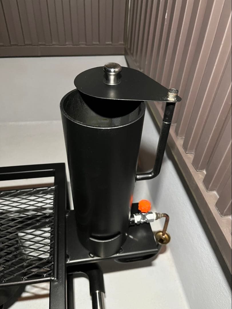 廃油ストーブ/廃油コンロ　純日本製品　ブルーフレーム　コンパクト型