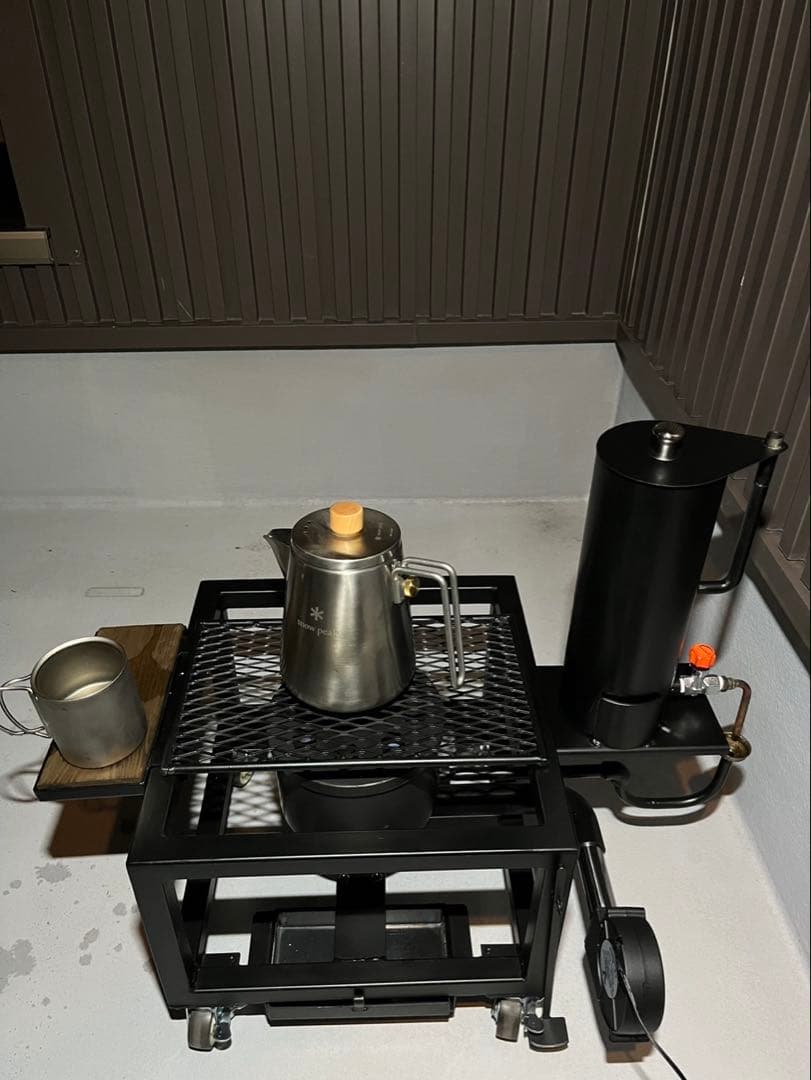 廃油ストーブ/廃油コンロ　純日本製品　ブルーフレーム　コンパクト型