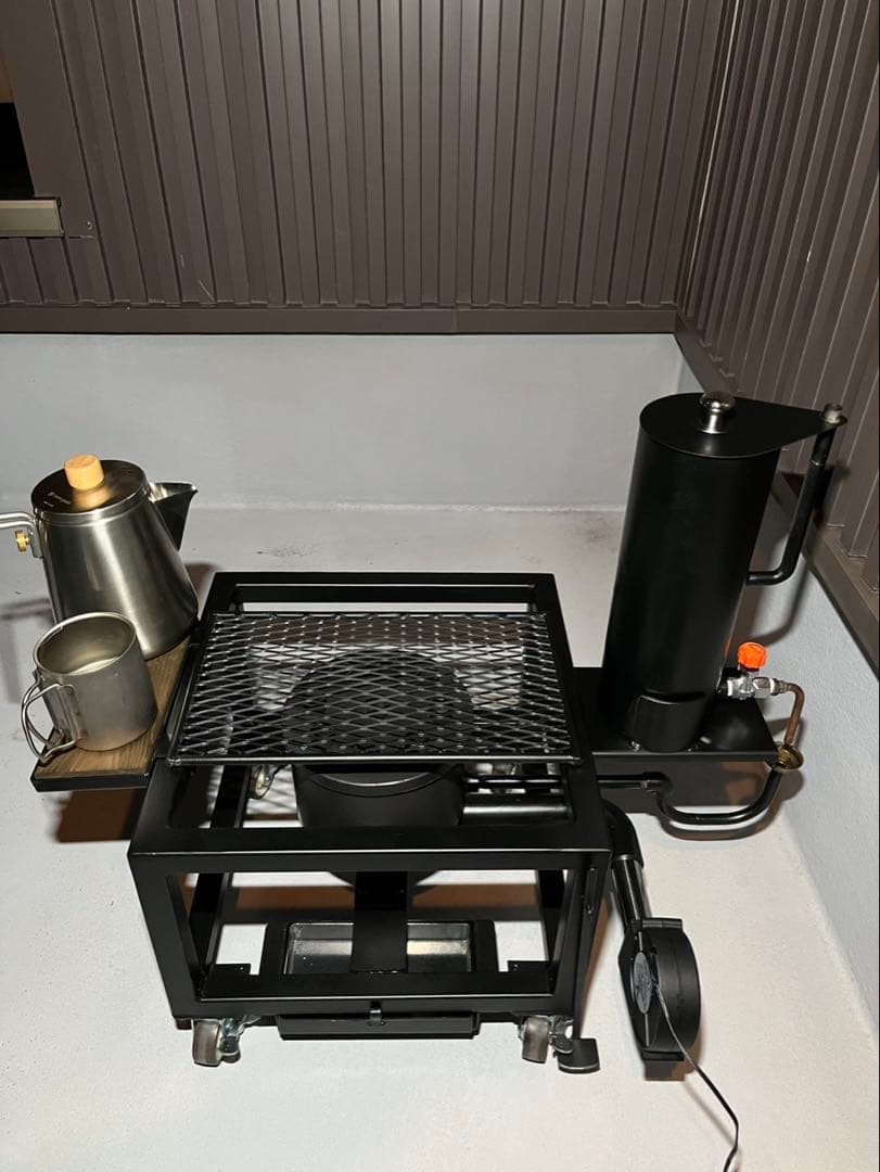 廃油ストーブ/廃油コンロ　純日本製品　ブルーフレーム　コンパクト型