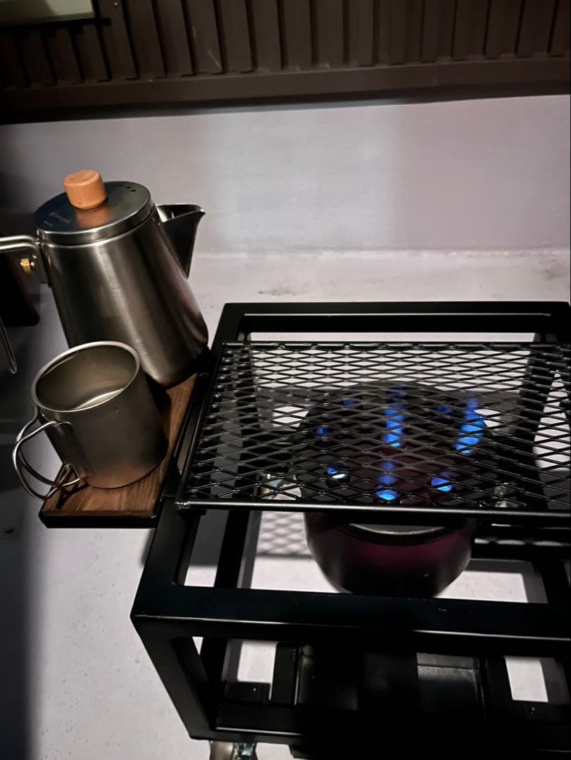 廃油ストーブ/廃油コンロ　純日本製品　ブルーフレーム　コンパクト型