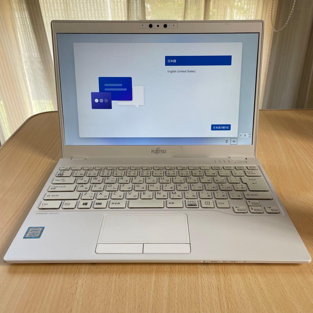 Windowsノート本体 FUJITSU LIFEBOOK UH75/C3 FMVU75DUV1