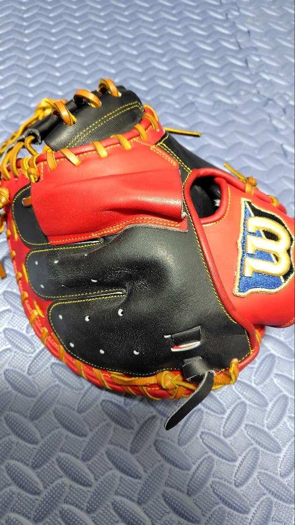 ウイルソン　キャッチャーミット　型付け　ラベル交換済み