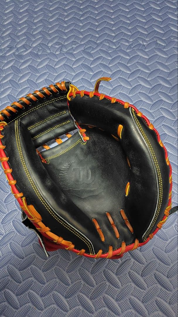 ウイルソン　キャッチャーミット　型付け　ラベル交換済み