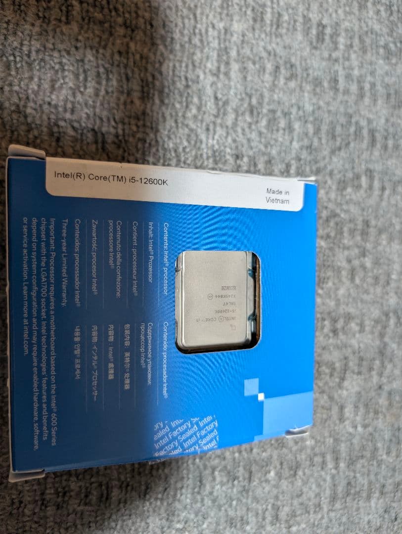 Intel Core i5 12600K プロセッサー LGA1700 中古動作