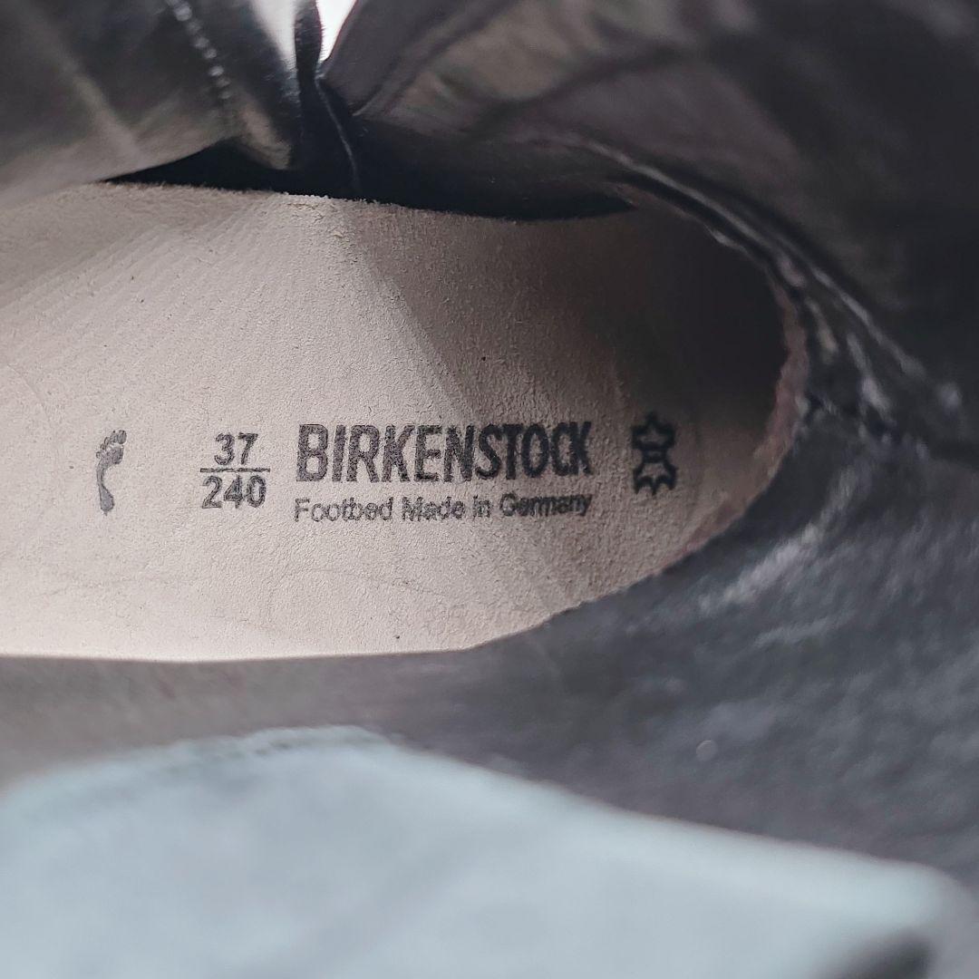 ✨美品✨ビルケンシュトック 本革 ベルト サイドジップ ブーツ 黒 24cm