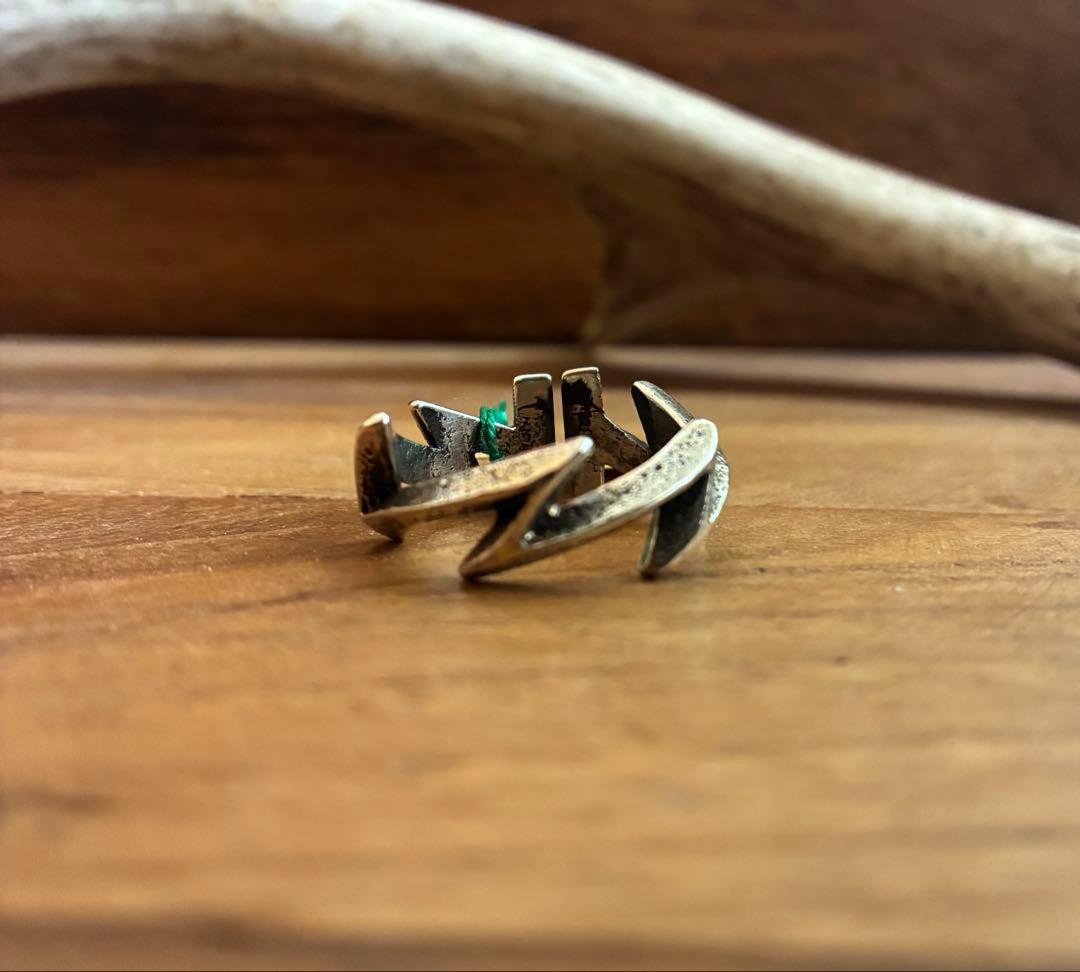 アーロンアンダーソン　ライトニング　リング　ナバホ　インディアンジュエリー20号