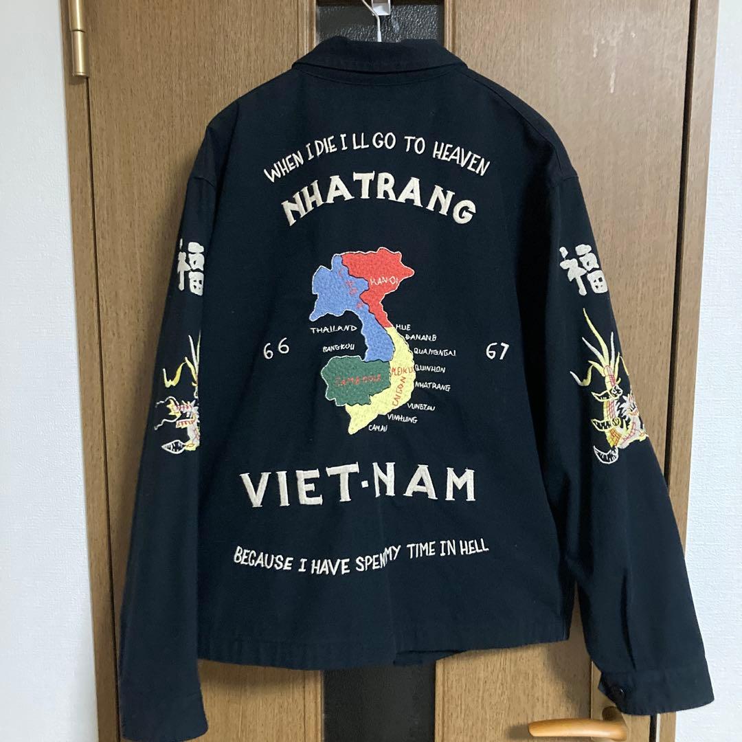 東洋エンタープライズ　ベトジャン　福禄寿　スーベニア　美品　サイズM　スカジャン