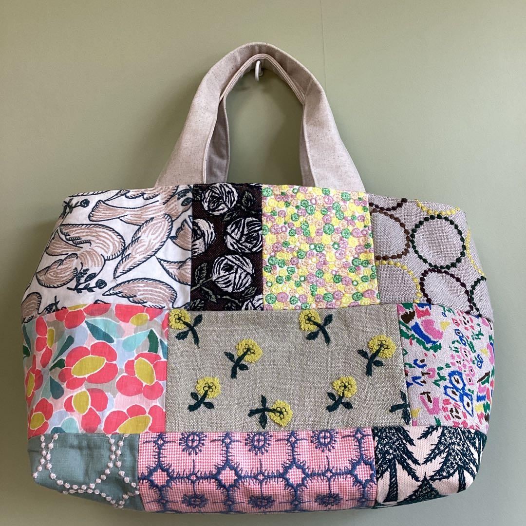 専用です！ミナペルホネン パッチワーク トートバッグハンドメイド
