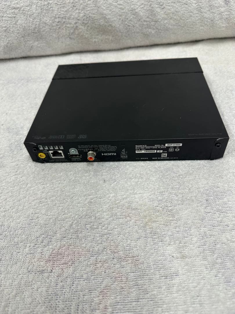 ◆ SONYソニー　ブルーレイプレーヤー BDP-S1500　2021年製