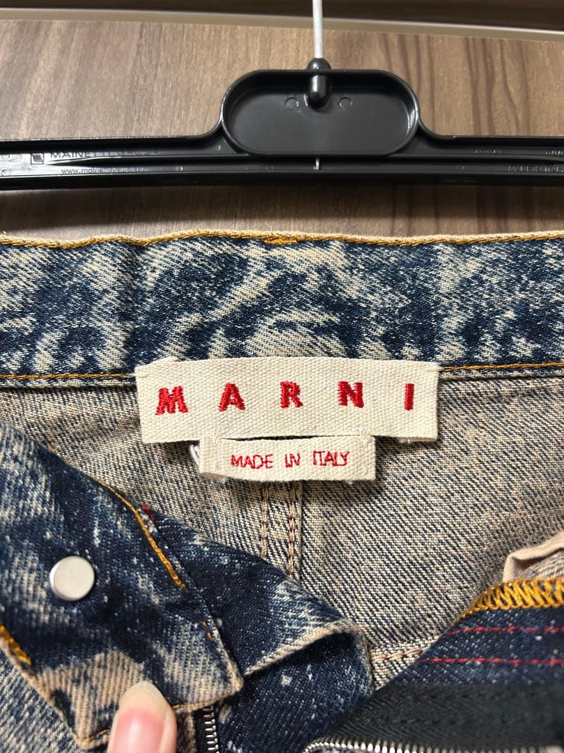 パンツ marni 23ss marble dyed cotton denim 31