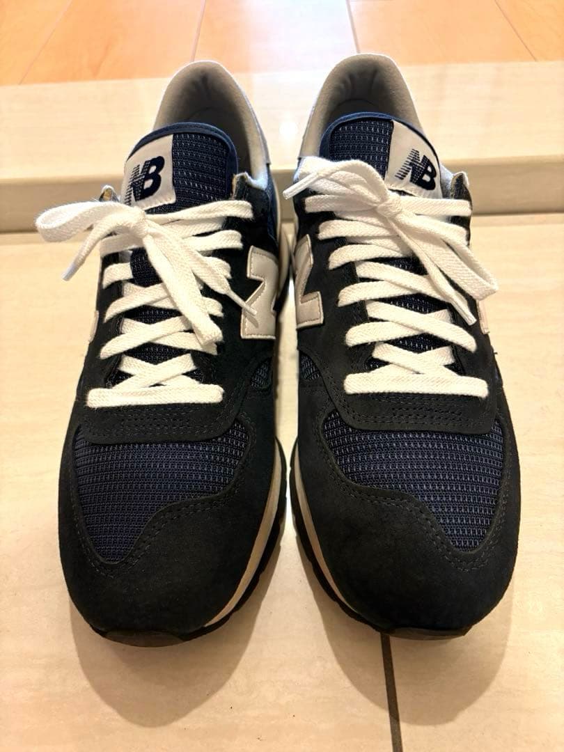 靴 New Balance M990 v1 NV NAVY 26cm