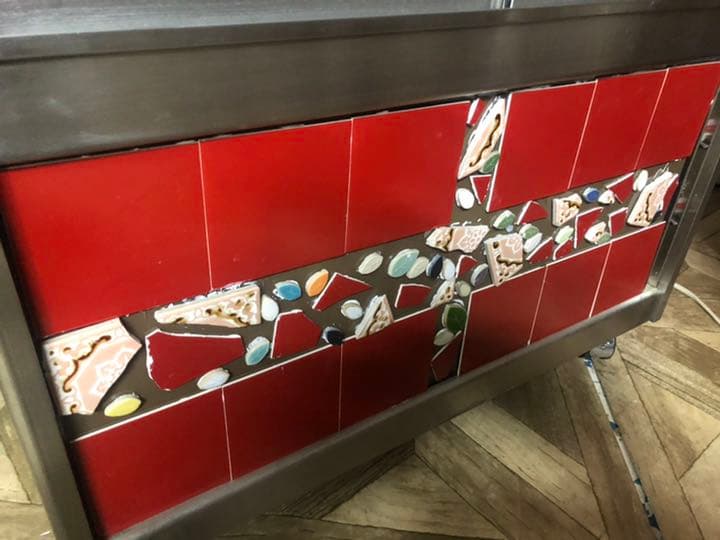 大阪市引取限定 美品冷蔵 ショーケース カフェ ケーキ インテリア アンティーク