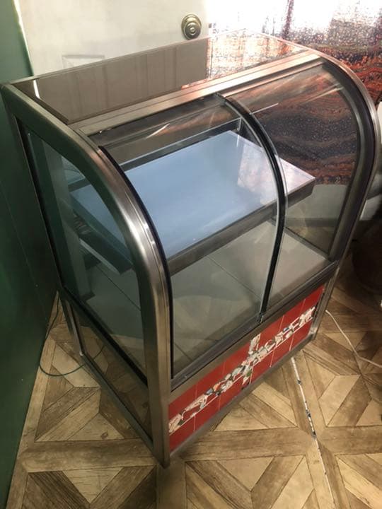 大阪市引取限定 美品冷蔵 ショーケース カフェ ケーキ インテリア アンティーク