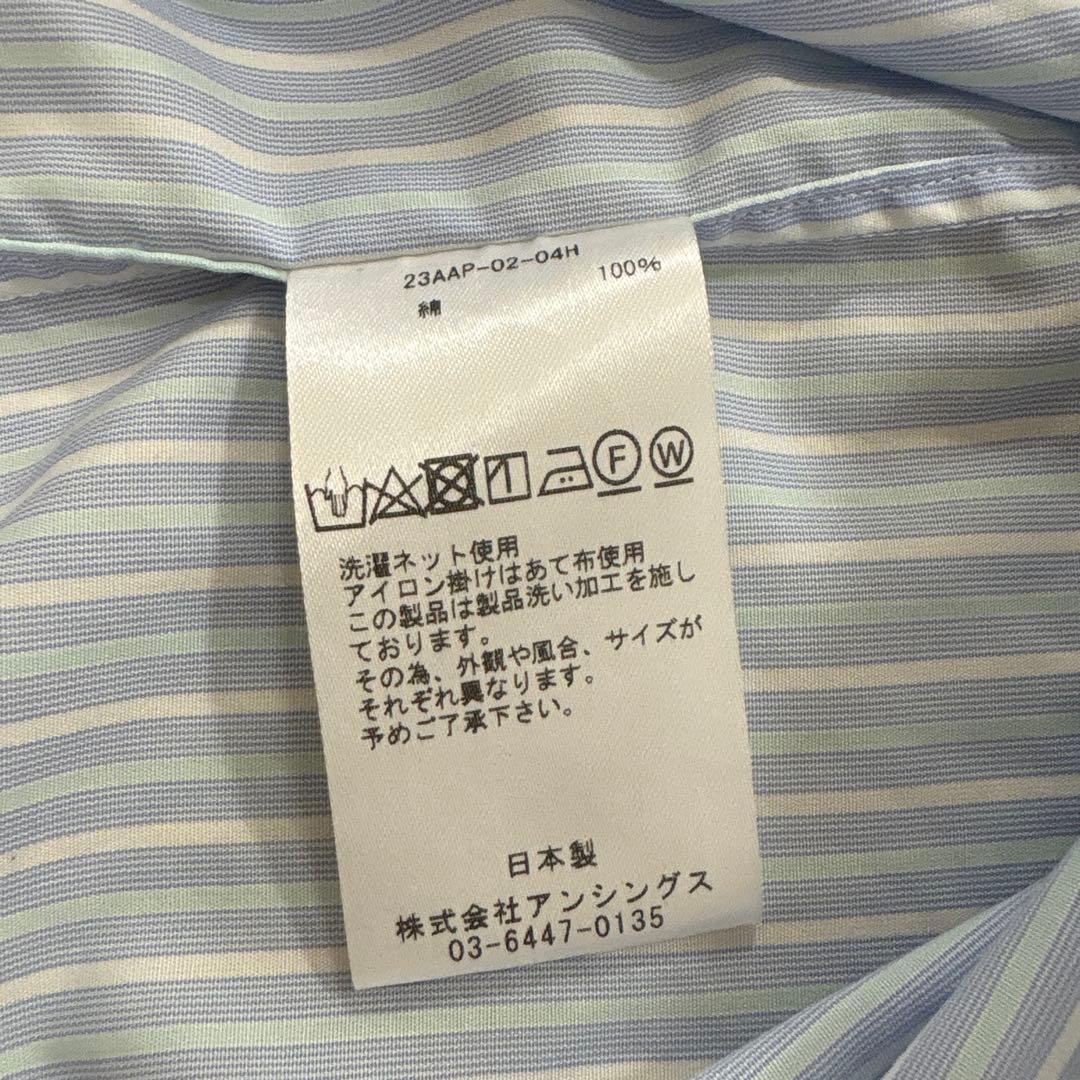 トップス a.pressee Regular Collar Shirt stripe