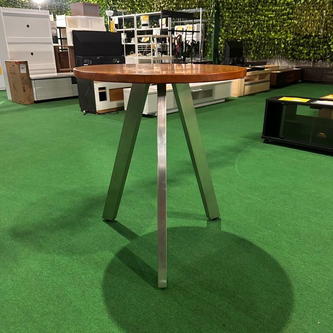 KANADEMONO ラウンドテーブル 天然木 モダン 家具 E074