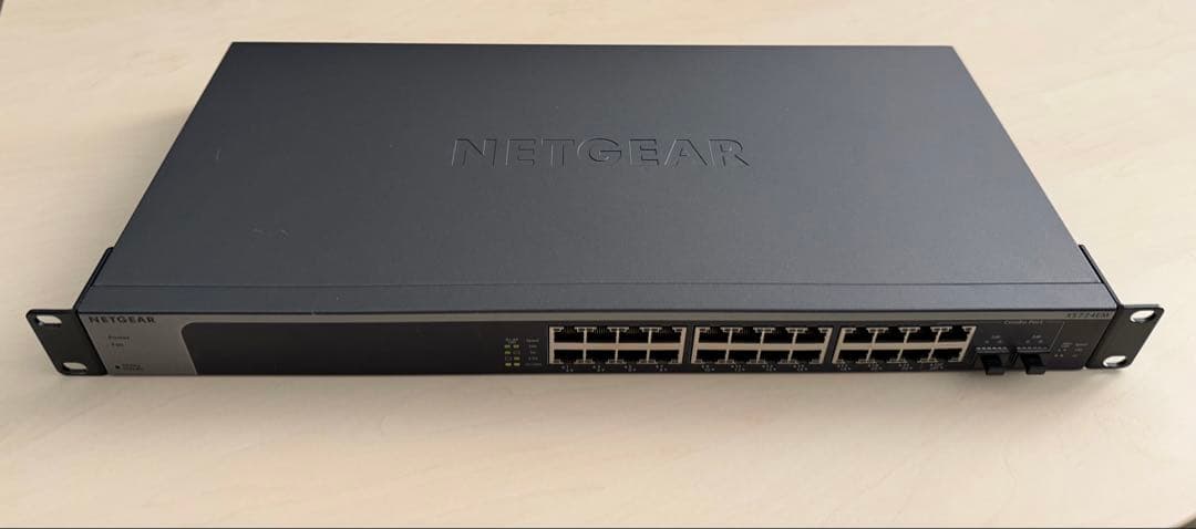 NETGEAR 10G対応スイッチングハブ 24ポート 10/5/2.5/1G