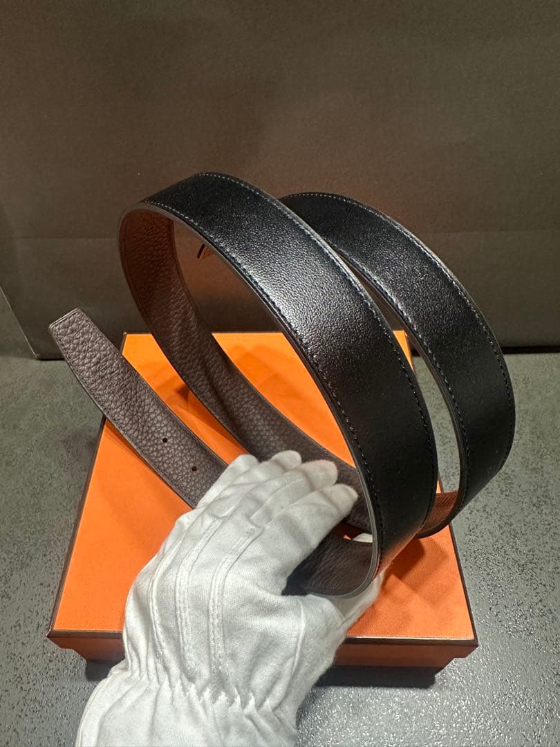 【新品】HERMES コンスタンス ベルト 90cm NOIR\CHOCOLAT