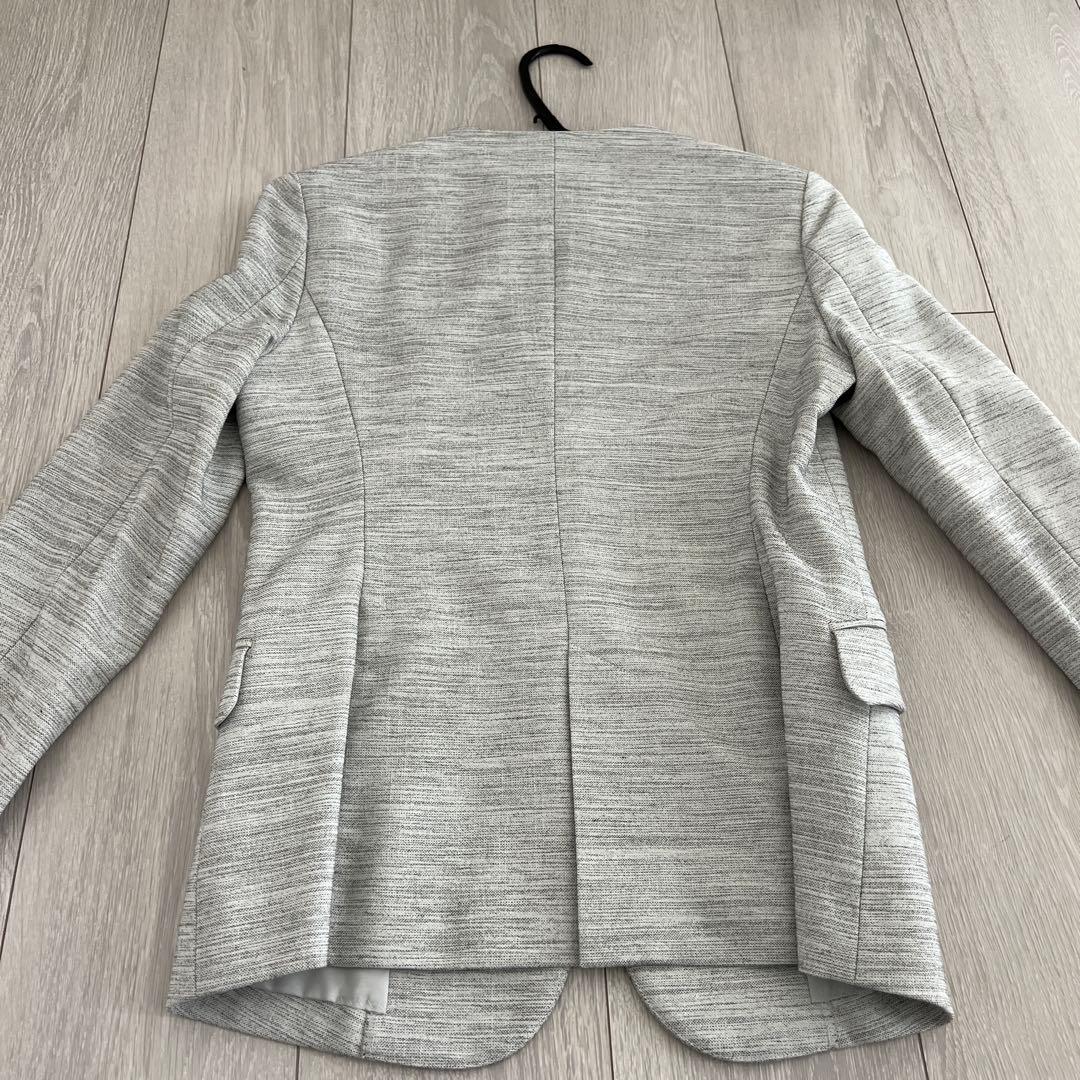 グリーンレーベルリラクシング　ライトグレー パンツスーツ 上下セット　38