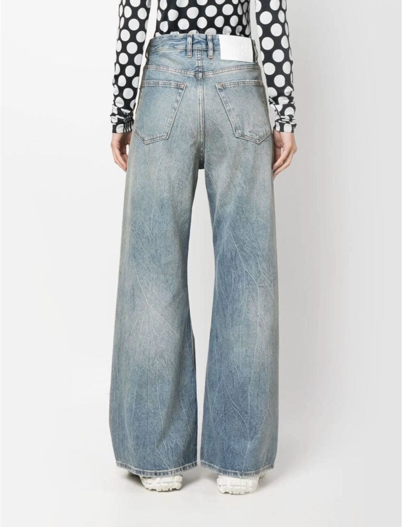 mm6 Maison Margiela ハイライズ ワイドジーンズ