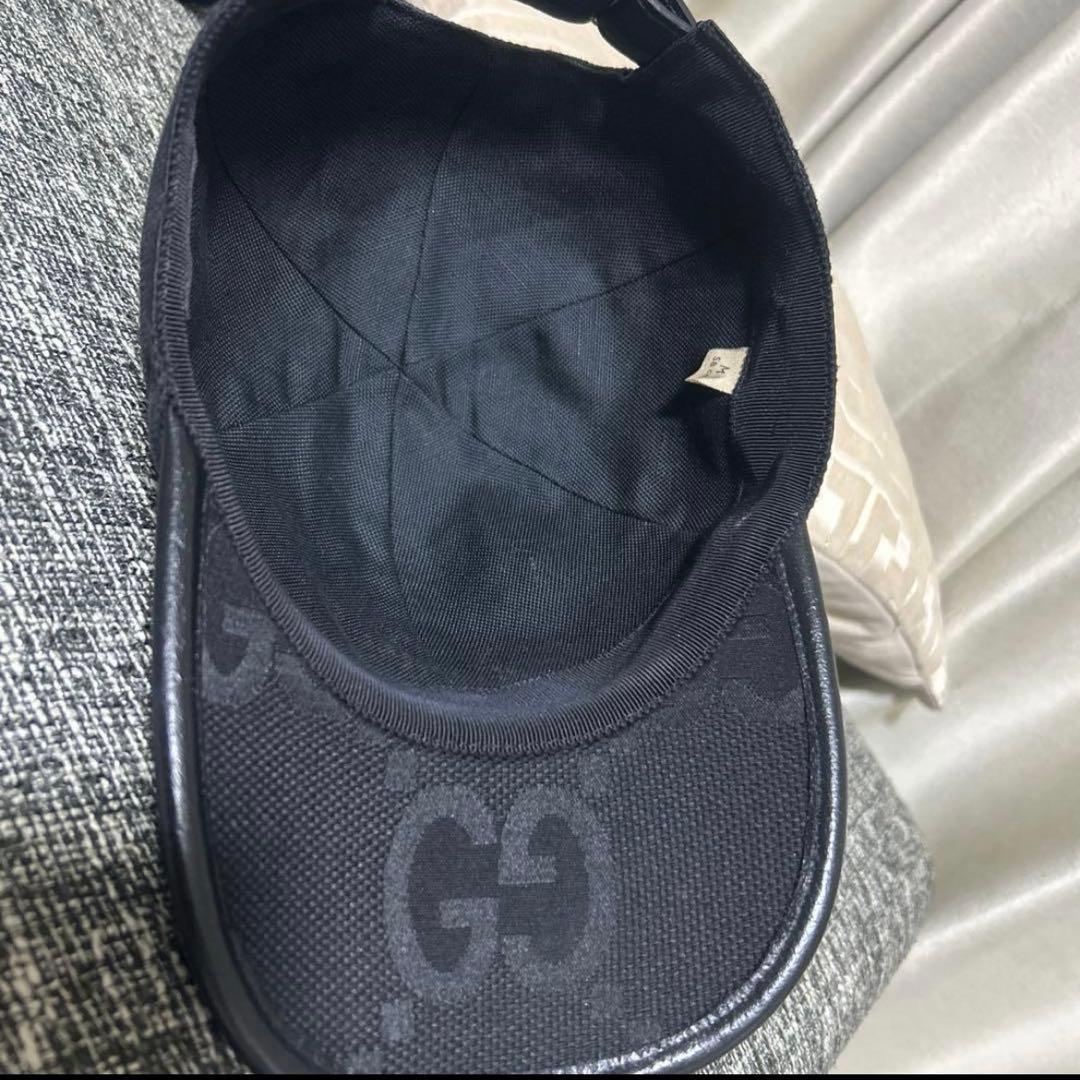 カイエンGTS様　美品　GUCCI キャップ　ブラック　正規品