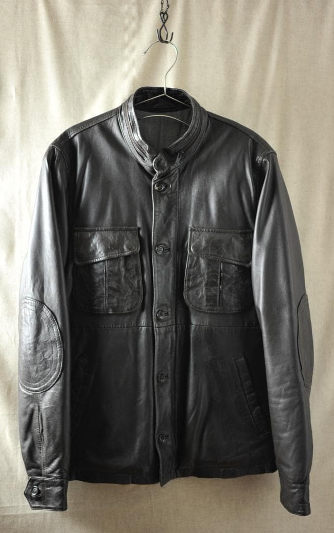 ★ 美品 PAUL&JOE ポール＆ジョー ラムレザージャケットライダース XS