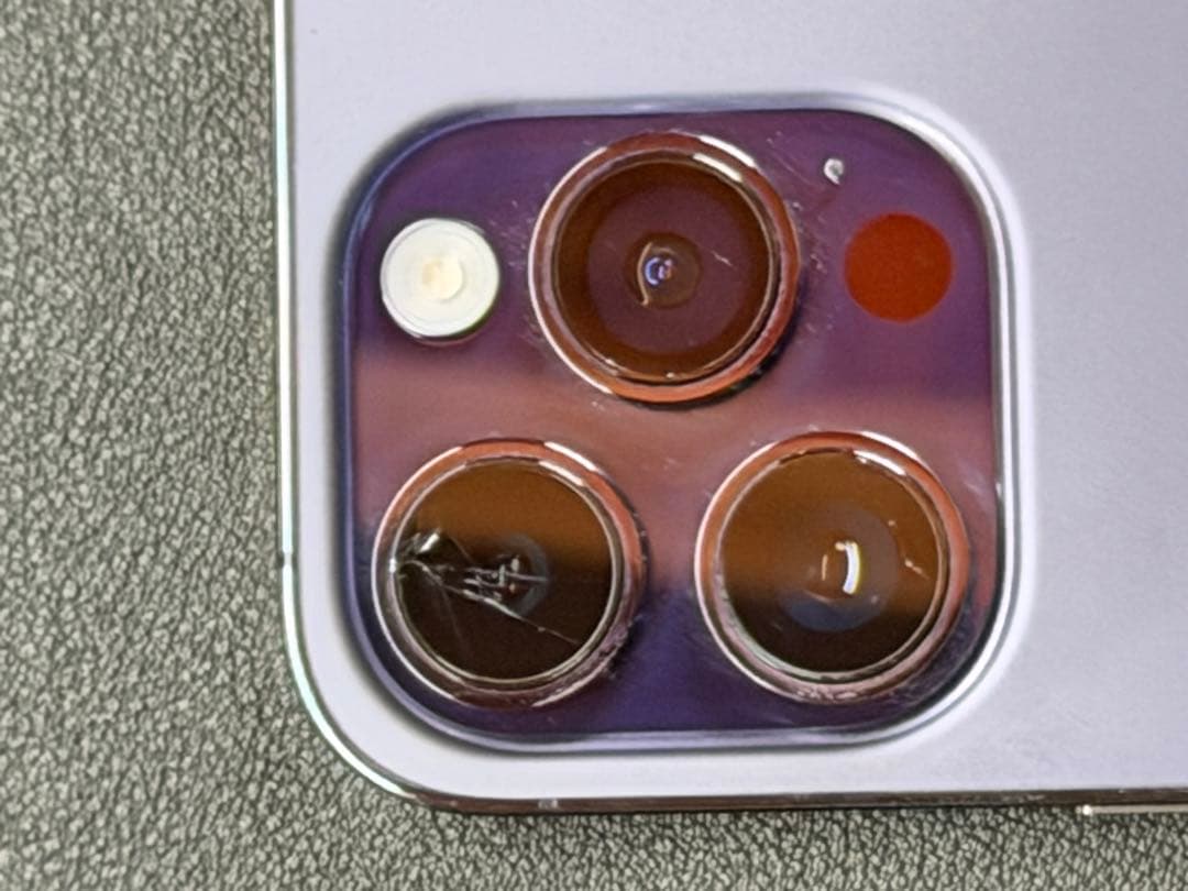 SIMフリー iPhone 14 Pro 256GB ディープパープル ジャンク