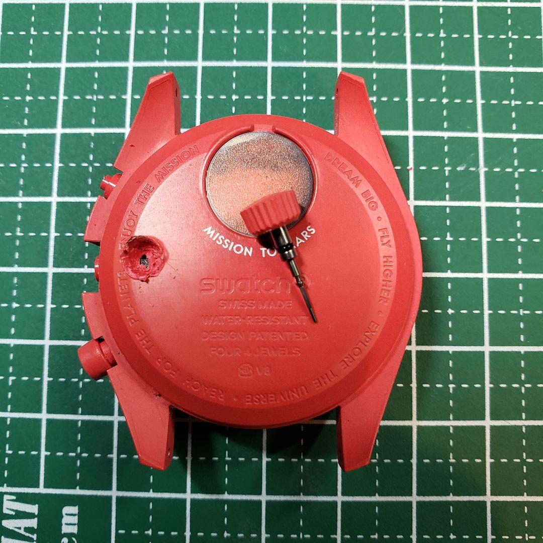 【正規品カスタム】OMEGA×Swatch MARS マーズ オメガスウォッチ