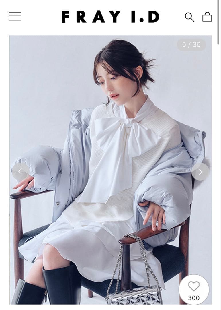 frayi.d フードファーショートダウン