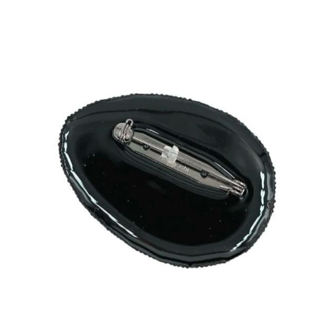 小林モー子 箱と販売証明付き エクリュ ceuf dur （ゆで卵）ブローチ