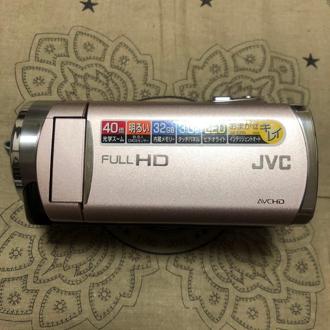 美品 JVC Everio GZ-E265 ピンクゴールド ビデオカメラ