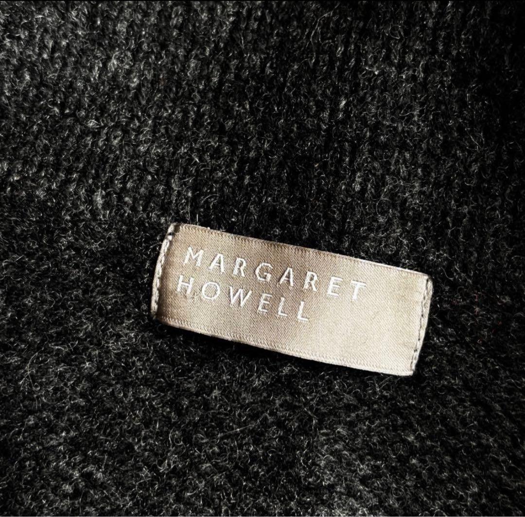 マーガレットハウエル ハイネック カーディガン 厚手 ニット