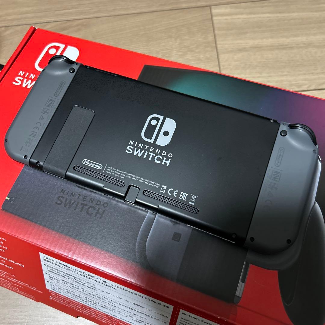 Nintendo Switch 本体 グレー　完品　状態良し　初期化済み