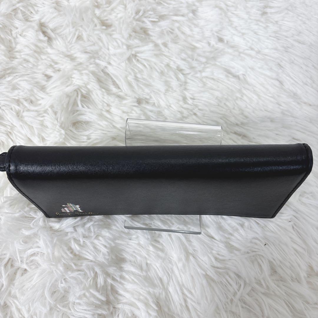 【美品】PaulSmith マーケトリーストライプラビット　折り財布