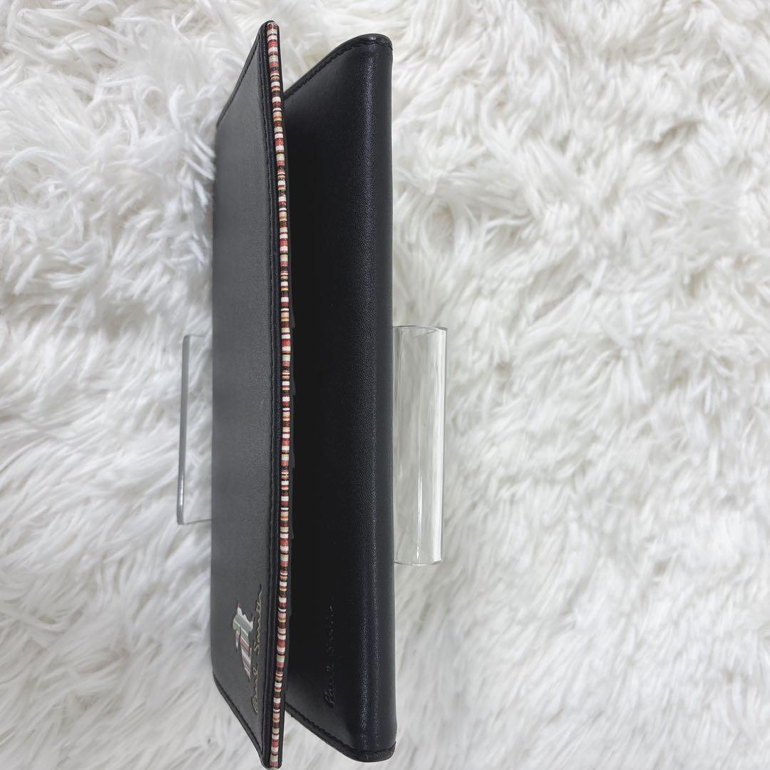 【美品】PaulSmith マーケトリーストライプラビット　折り財布