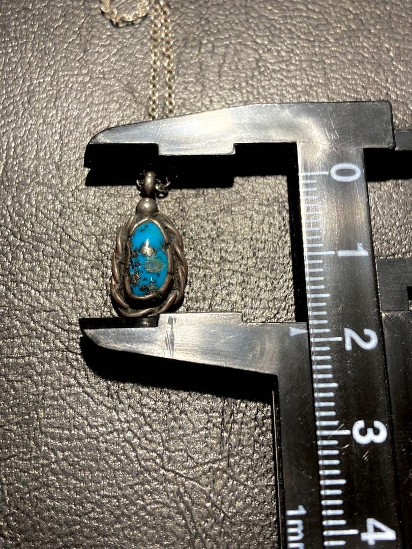 希少石!!　一点物・作家物ターコイズヴィンテージSIlver925ネックレス