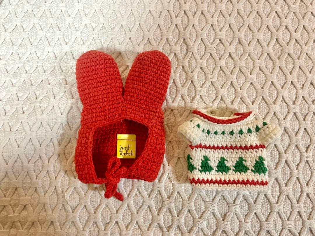 【つかっち】ジャストダッチ ミッフィー あみぐるみ クリスマス