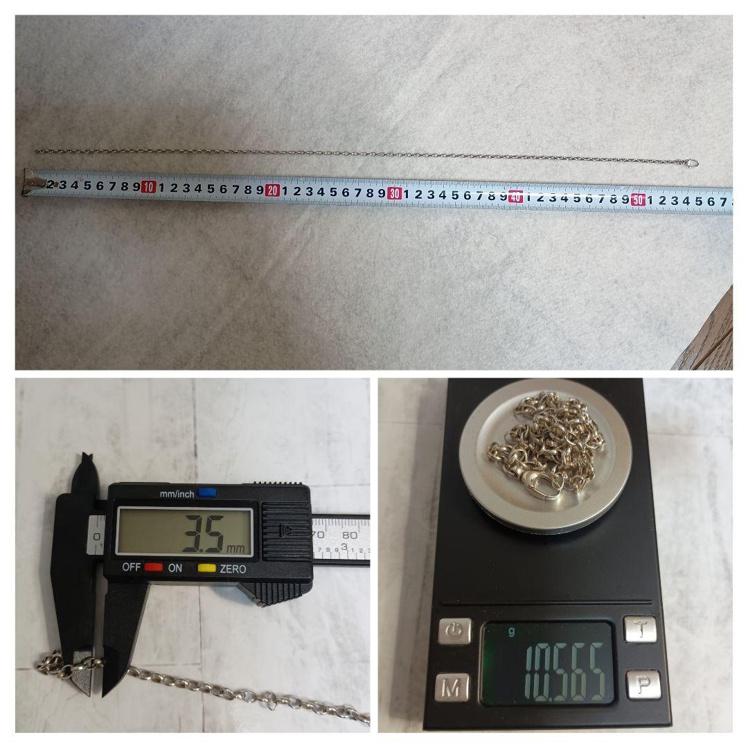 GUCCI あずきチェーン 3.5mm幅 55cm SILVER925