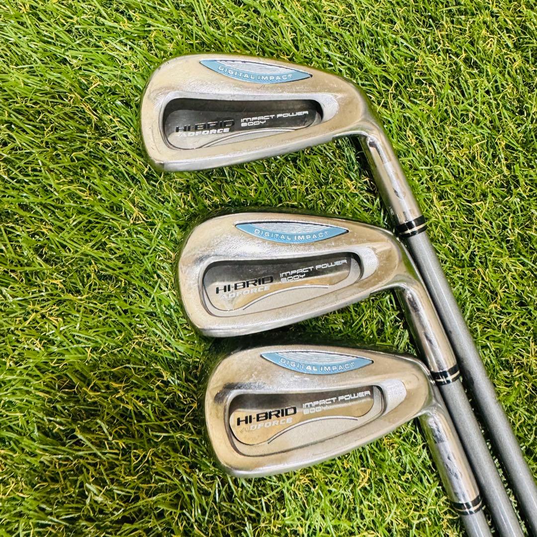 【女性用】DUNLOP HI-BRID レディース アイアンセット 5本
