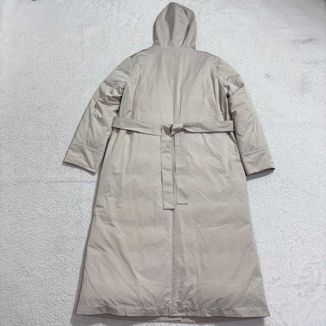 新品未使用　 インディヴィ　ダウンコート　ロング丈　ベルト付き　レディース