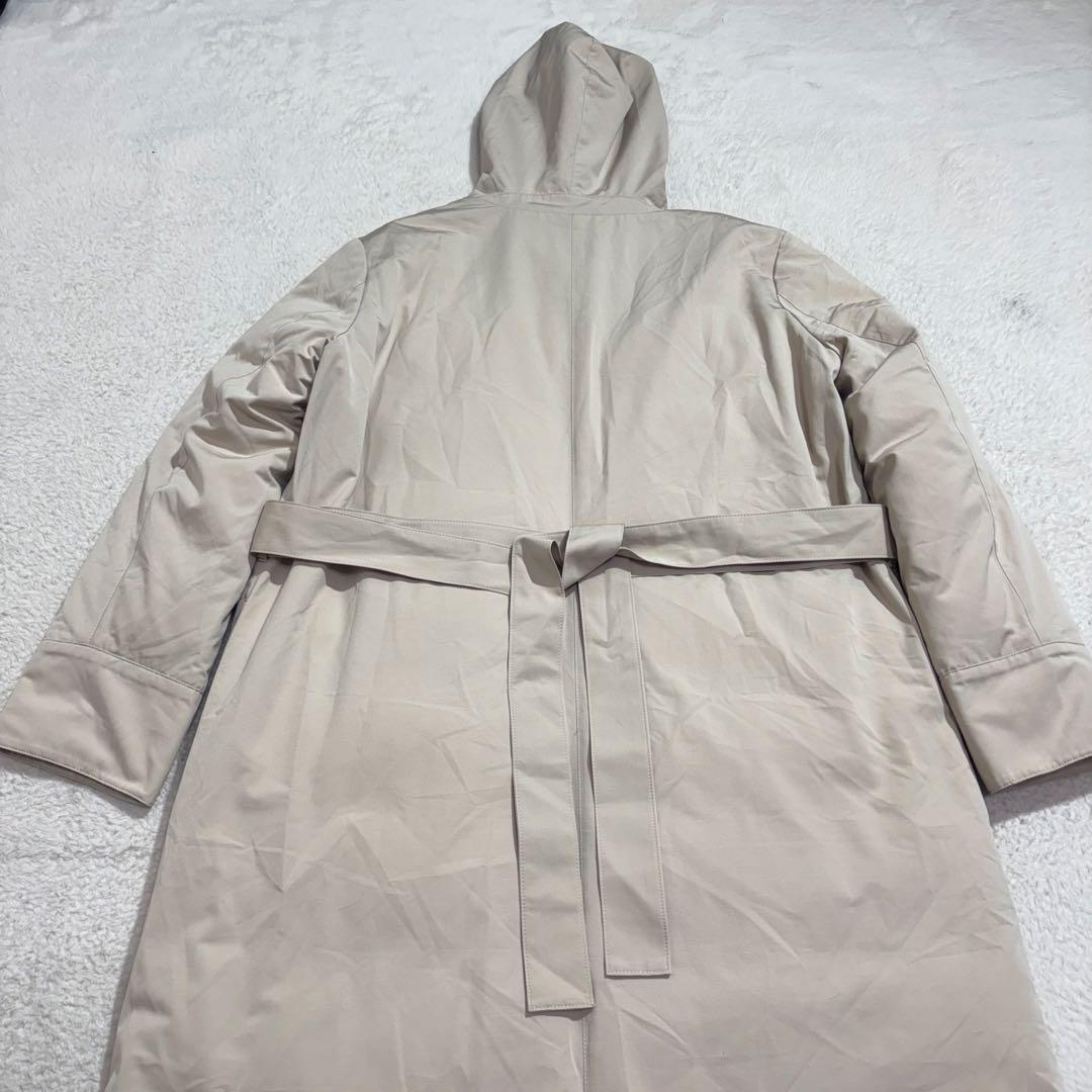 新品未使用　 インディヴィ　ダウンコート　ロング丈　ベルト付き　レディース