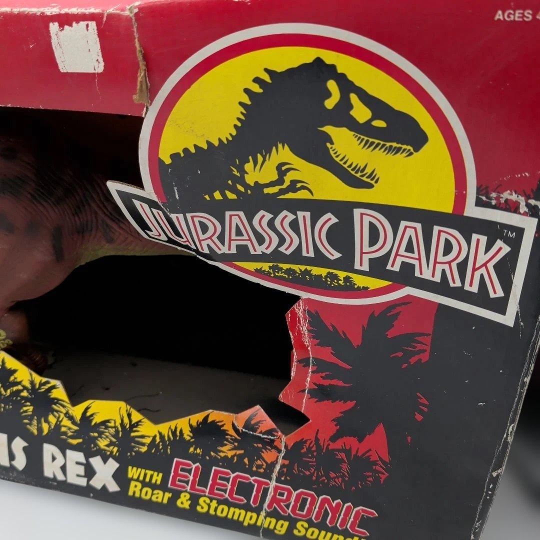 【箱付き】ジュラシックパーク アクションフィギュア ティラノサウルスレックス