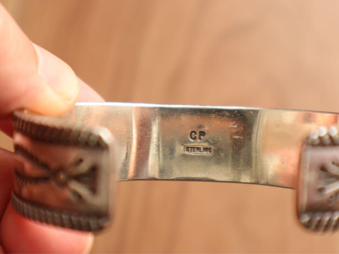 クレンドンピート　キャリコレイクターコイズバングル