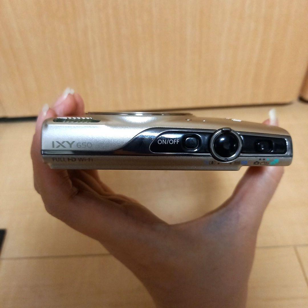 極美品Canon IXY650 シルバー 動作確認済 Wi-Fi搭載