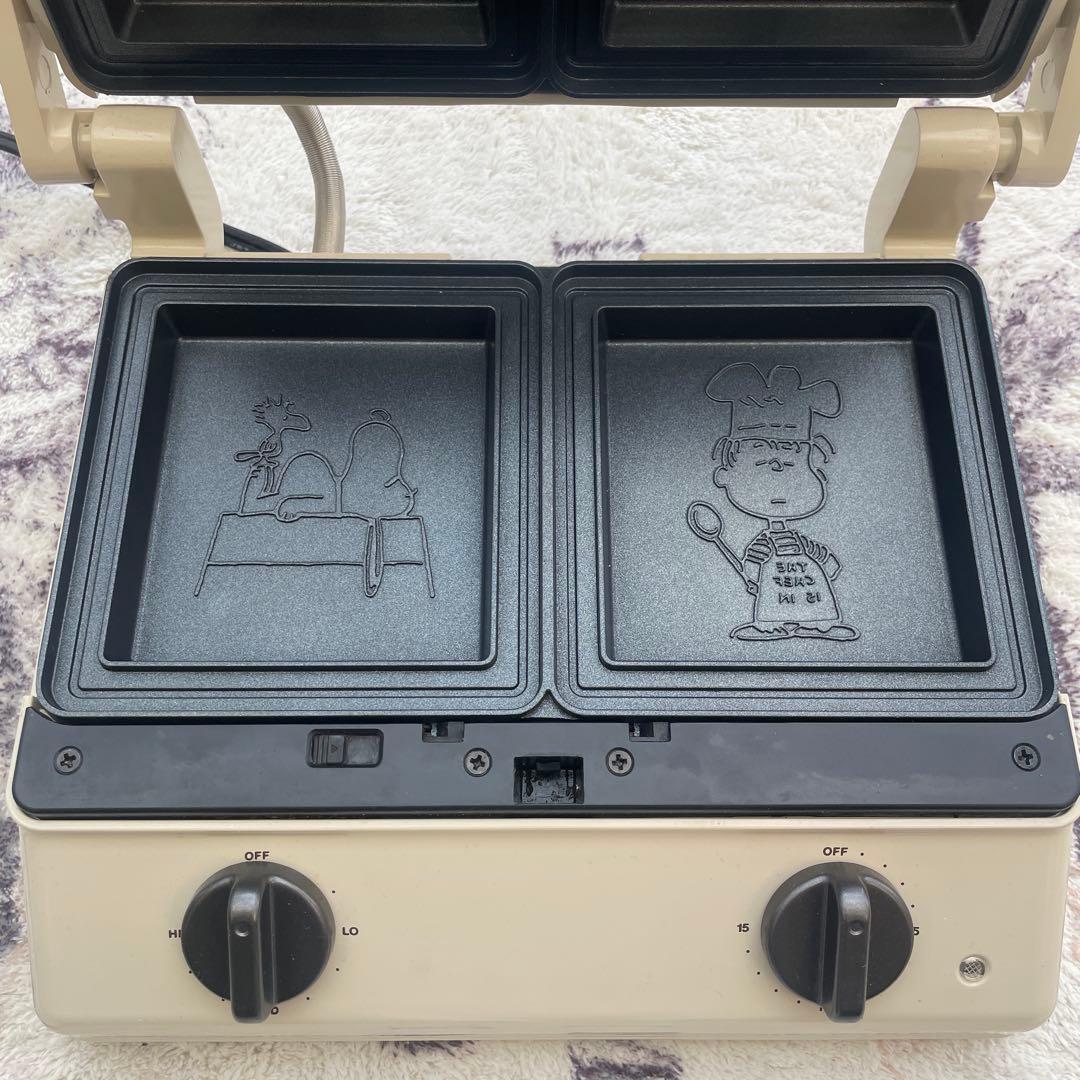 BRUNO （ブルーノ）スヌーピー グリルサンドメーカーダブル