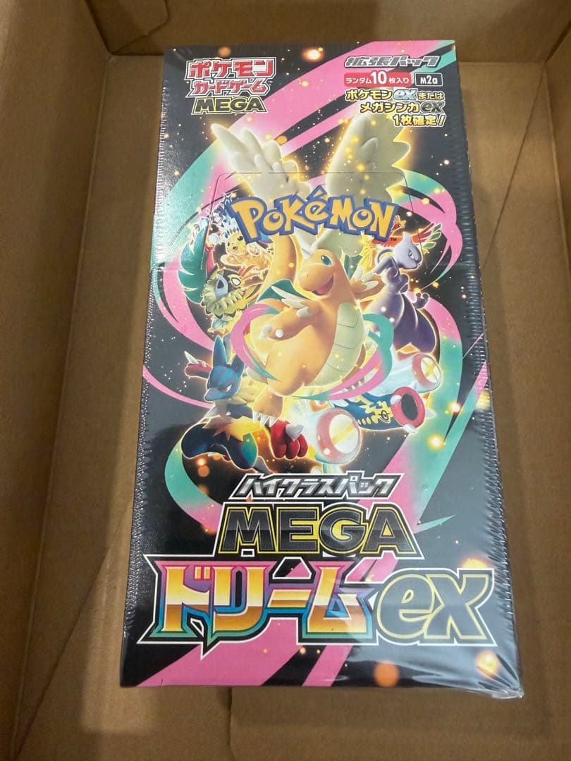 ポケカ　 MEGAドリームex シュリンク付き 新品未開封 1BOX ポケセン