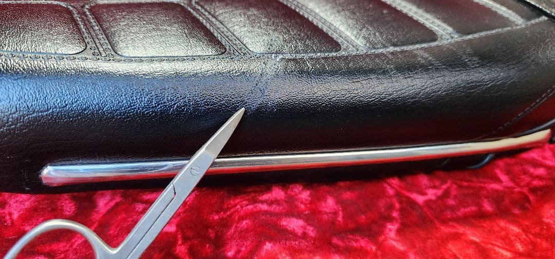 シャリー　極低　フラットシート　純正風ステッチ