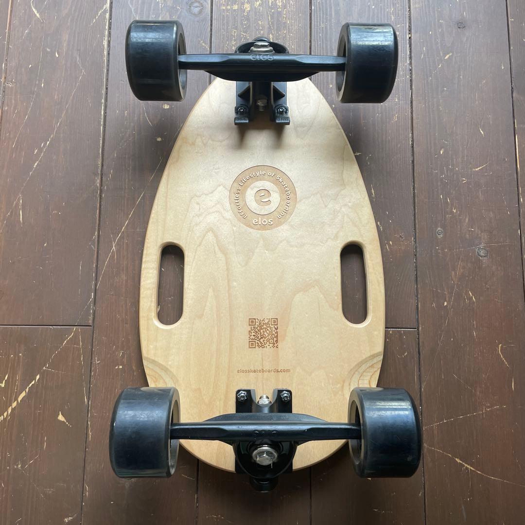 elos スケートボード★ブラック 袋付きイロスstateboard
